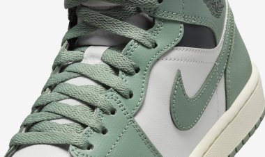 Air Jordan 1 Mid “Jade Smoke” Now Available (March 2024)