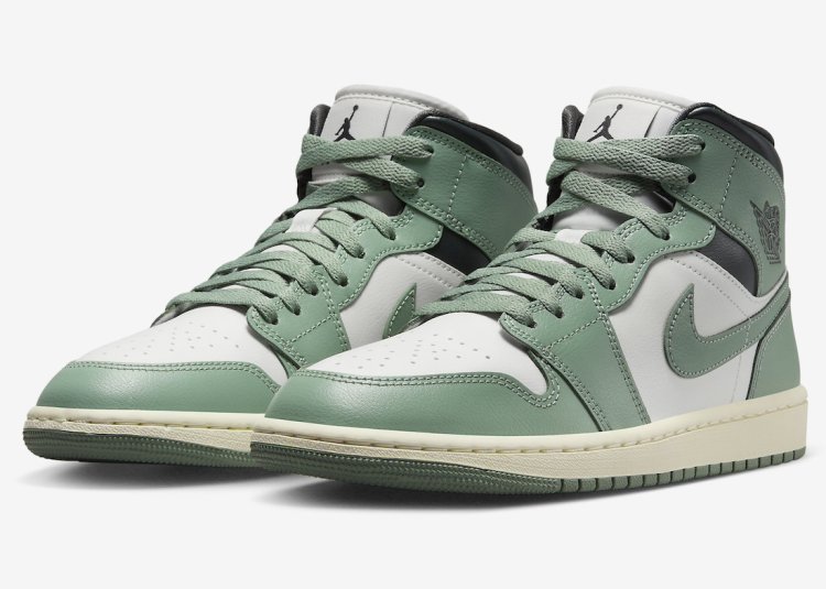 Air Jordan 1 Mid “Jade Smoke” Now Available (March 2024)