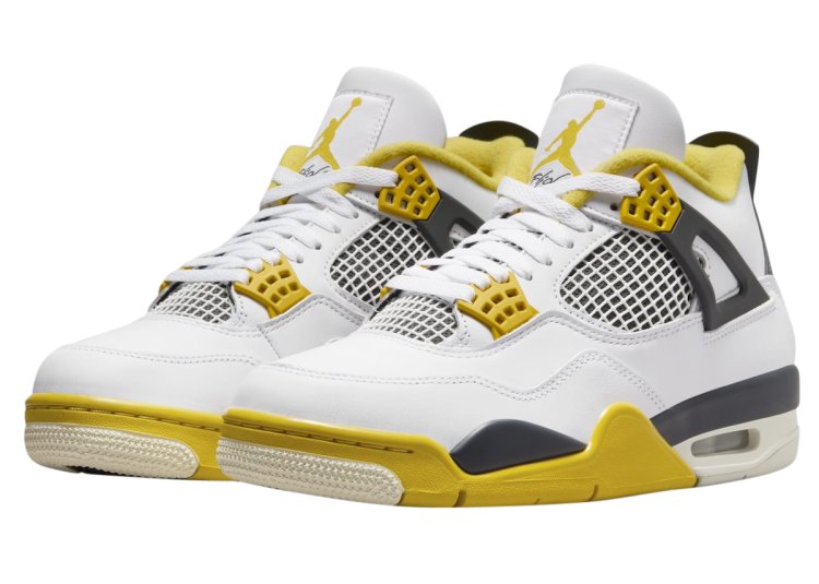 The Air Jordan 4 WMNS Vivid Sulfur