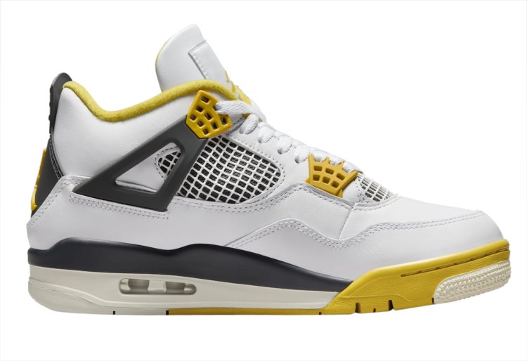 The Air Jordan 4 WMNS Vivid Sulfur
