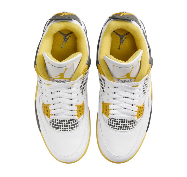 The Air Jordan 4 WMNS Vivid Sulfur